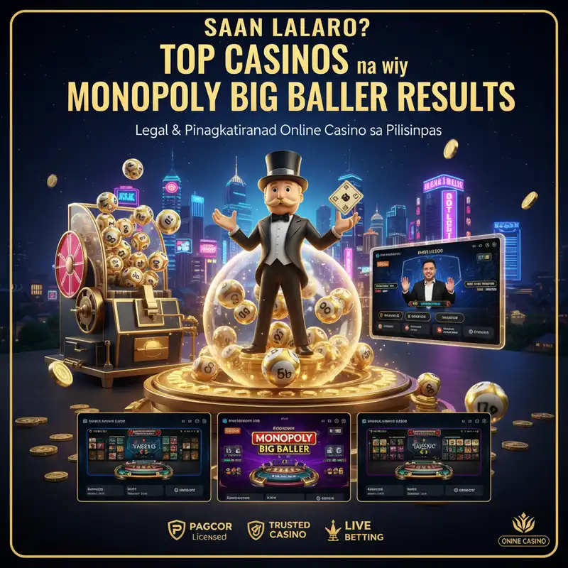 Pinakamahusay na Philippine Online Casinos para sa Monopoly Big Baller Live